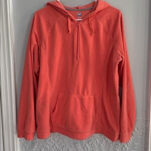 SBJ Active Coral 1/4 zip Sweatshirt. Size L